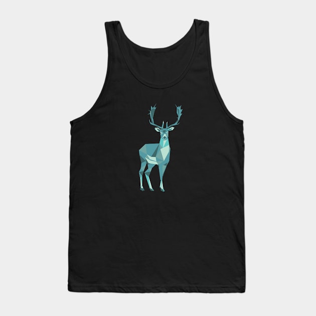 Origami Deer Tank Top by BubblegumGoat